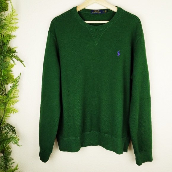 Polo Ralph Lauren Other - Polo Ralph Lauren Green Pullover Sweater Men's L